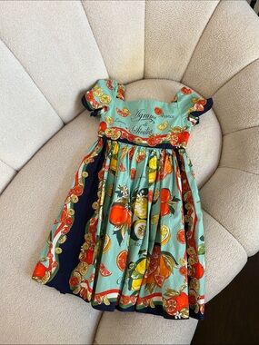 Dolce & Gabbana Mint Dress with Citrus Print